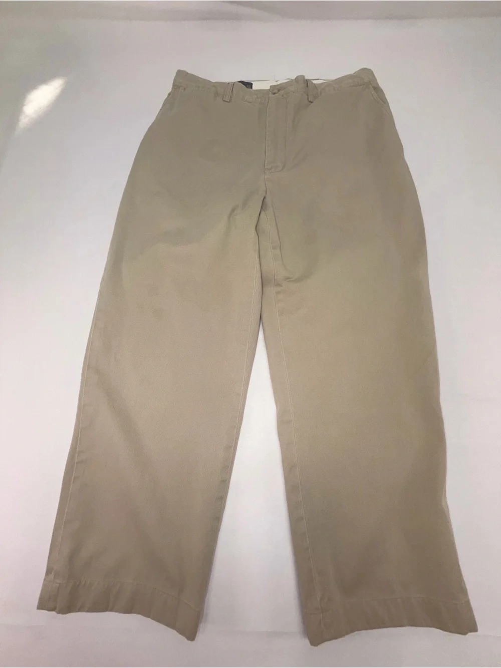 Polo Ralph Lauren Prospect Pants Mens 36x29 Khaki Tan Classic Chino 100% Cotton
